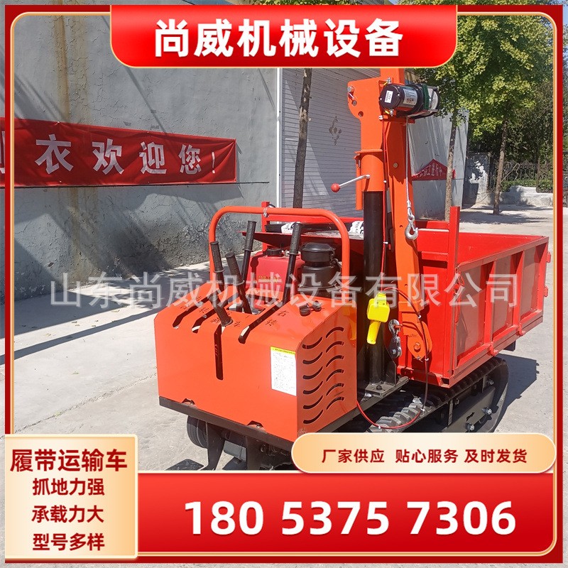 座驾式履带运输车农用果园全地形多功能爬山虎运输能力强爬坡平稳图3