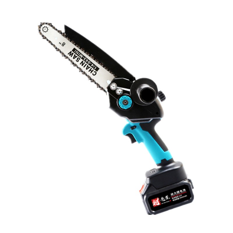 树先生家用小型8寸无刷锂电电动修枝电链锯果树锯伐木锯锂电锯图5