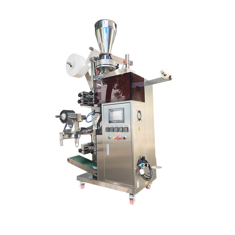 全自动茶叶内外袋带线带标包装机 全自动内外袋袋泡茶包装机图5