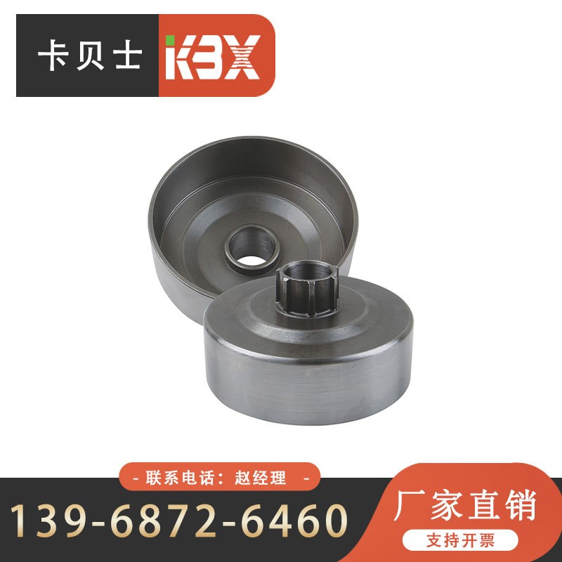 园林机械油锯配件S070 机油泵总成被动盘分体整体曲轴离合器五金图3