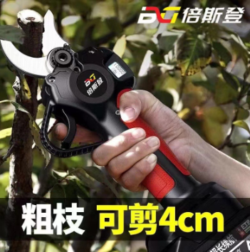 德国倍斯登电动修枝剪刀树枝修剪无线果树剪锂电池充电园林粗枝剪图3
