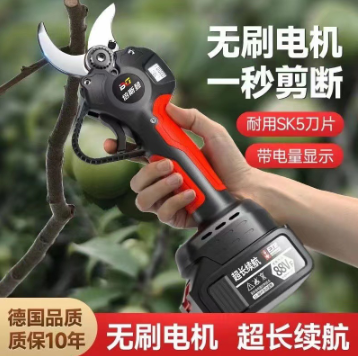 德国倍斯登电动修枝剪刀树枝修剪无线果树剪锂电池充电园林粗枝剪图5