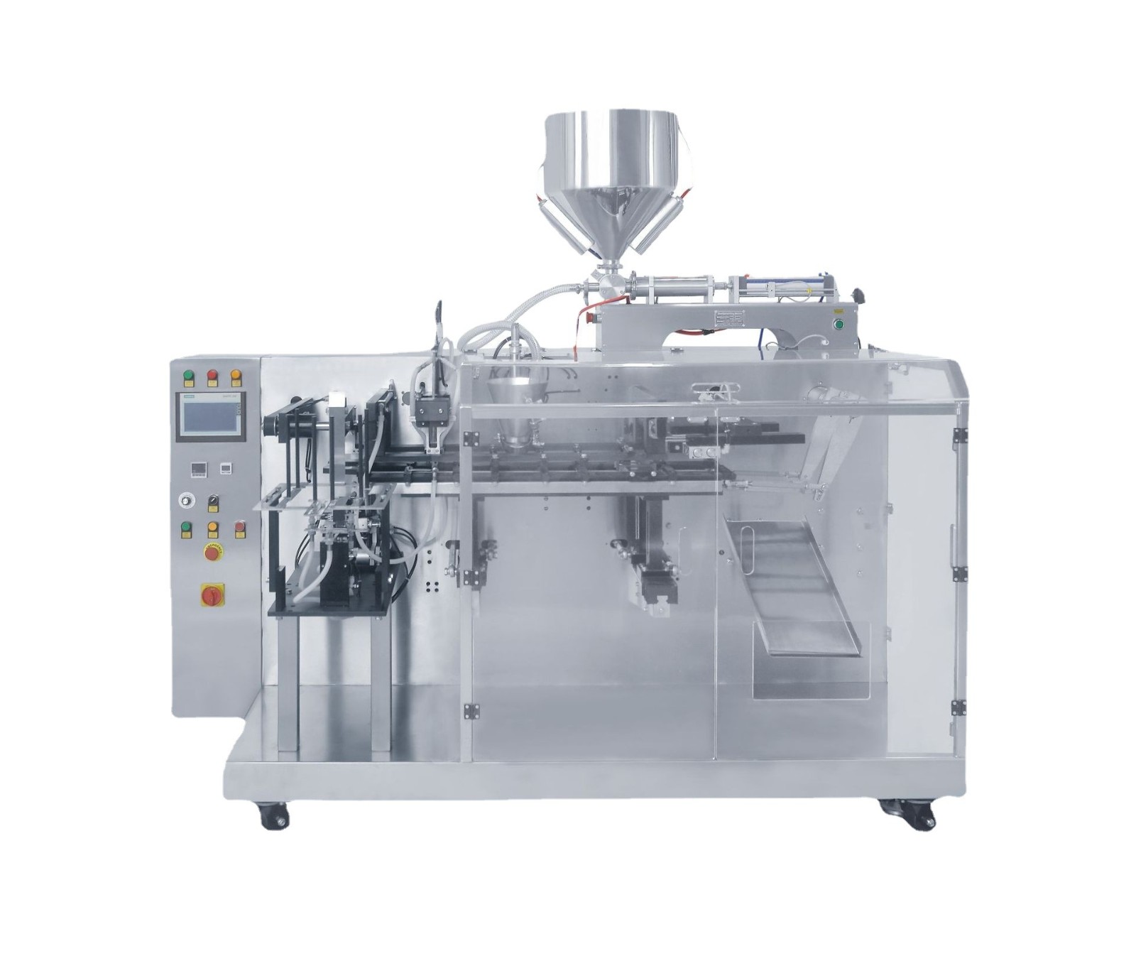 酱料水平给袋式包装机陈醋蜂蜜打包机漱口水液体泵精准称重分装机图5