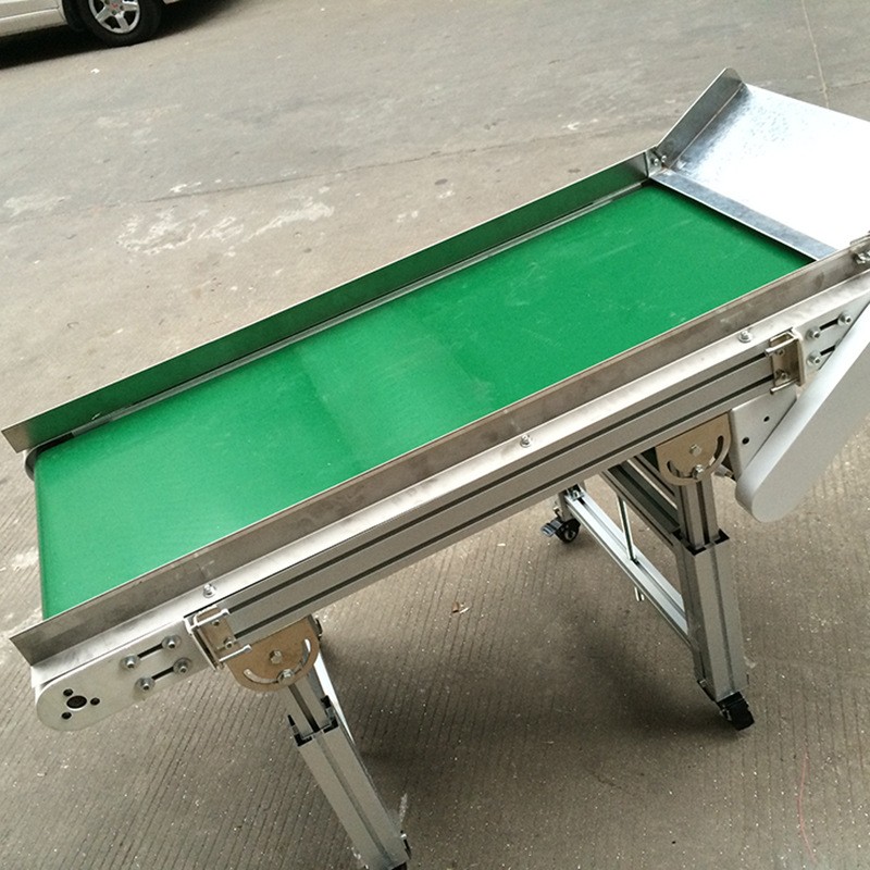 小型输送机输送带接驳台传送带皮带流水线传输带移动传送机注塑机图2