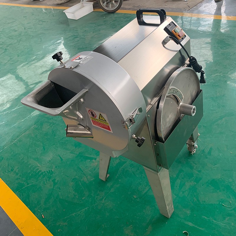 全自动多功能切菜机食堂切葱韭菜辣椒藕片切断全自动小型切片机图2