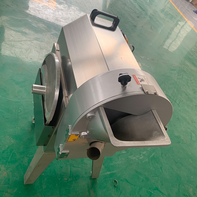 全自动多功能切菜机食堂切葱韭菜辣椒藕片切断全自动小型切片机图5