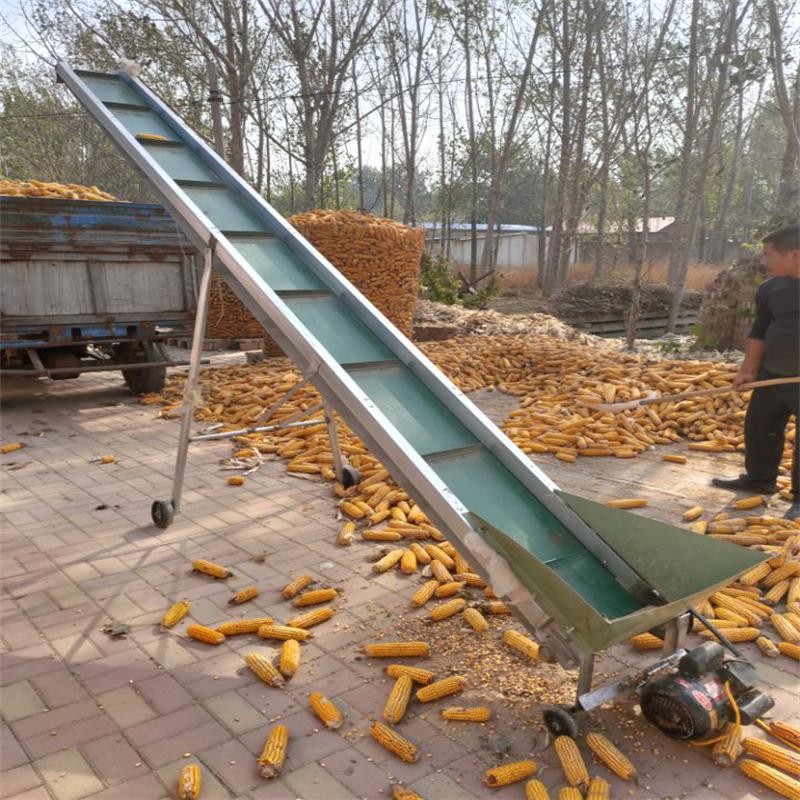 小型皮带输送机皮带上料提升机皮带装车机玉米棒槌棒子装车输送机图2