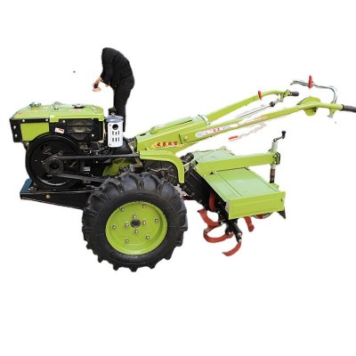 常美农用柴油机8马力风冷柴油机 CM180+101底盘配套旋耕机