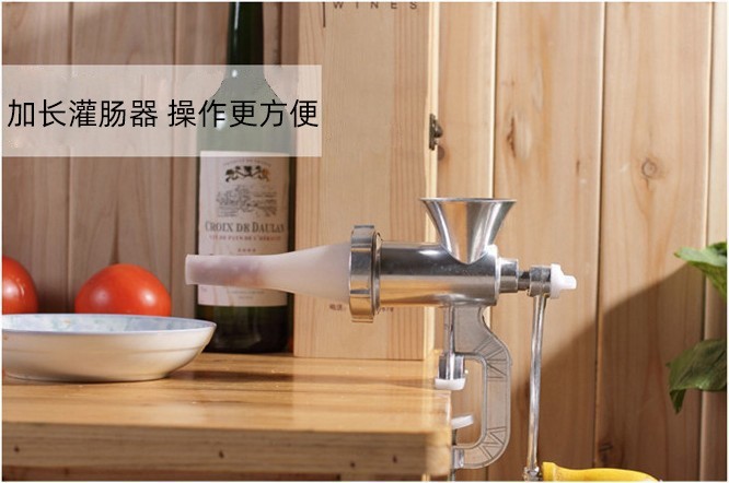 TB-5号手动绞肉机 多用铝合金家用绞肉机 灌肠机 磨粉机 压面器