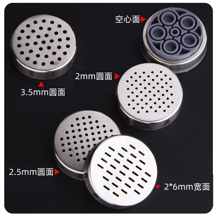 五个压面头 五头立麦不锈钢压面机 挤面条机 制面机 榨汁机饸饹机图3