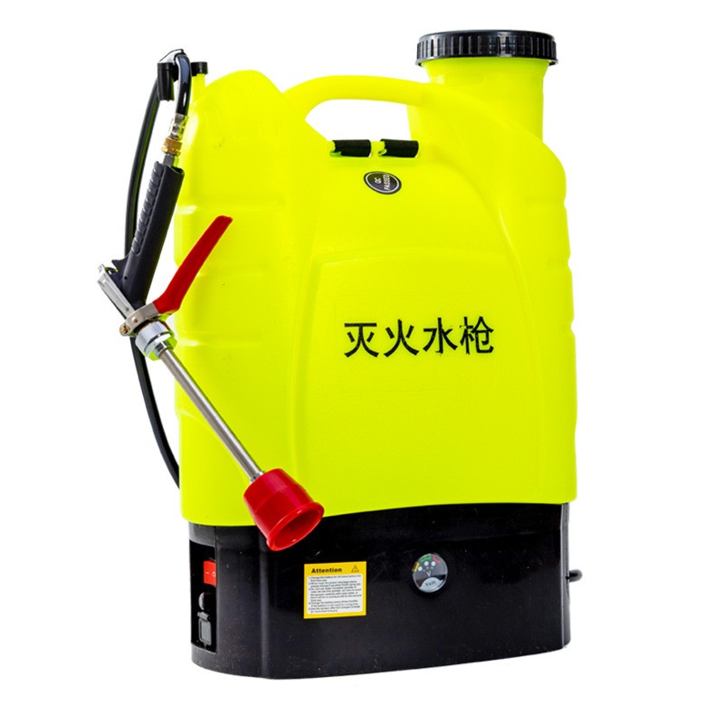 新型电动灭火水枪往复式单兵灭火工具森林消防装备桶20升12V电池图5