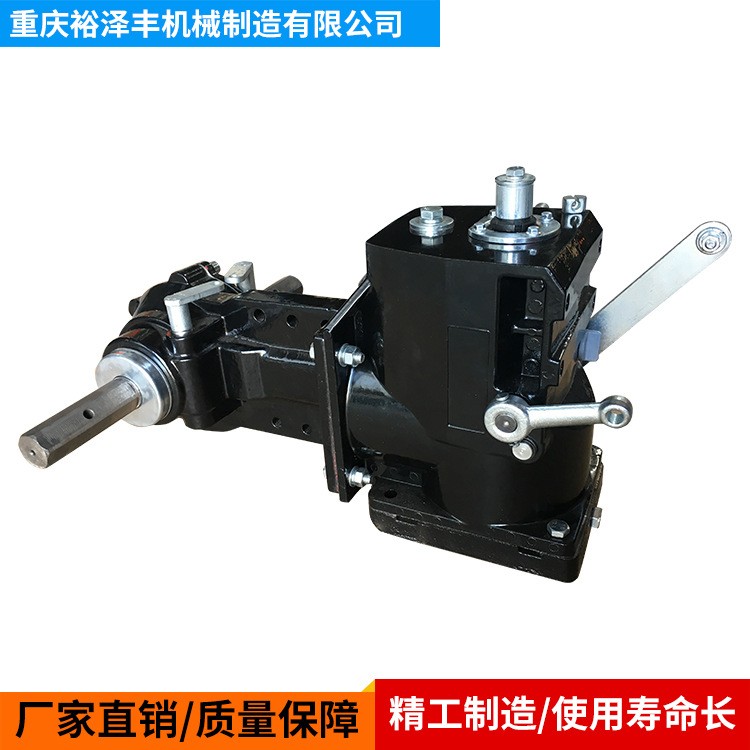 厂家农机微耕机186变速箱总成带转向微耕机行走齿轮箱批发图2