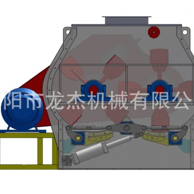 SSHJ0.2碳钢饲料、预混料、化学、医药双轴桨叶混合机