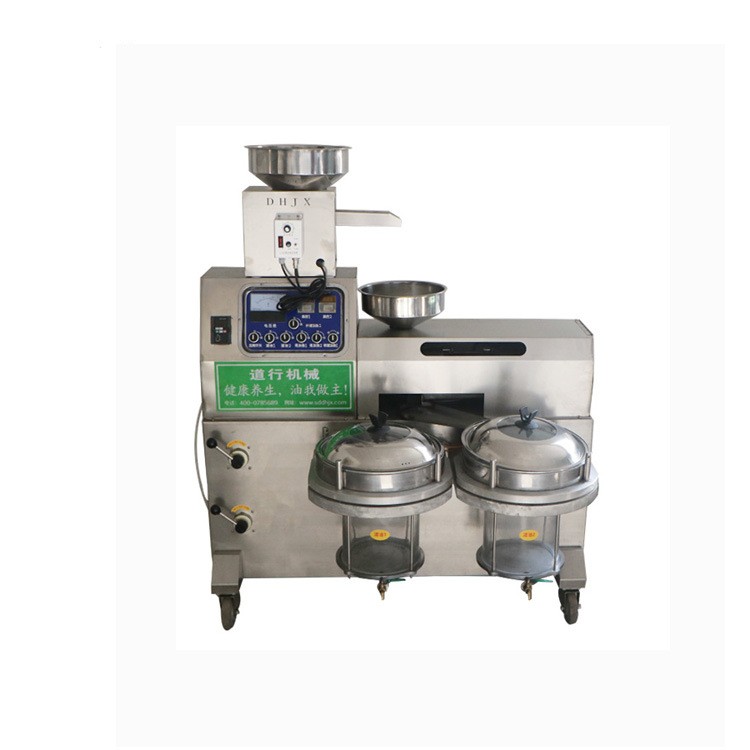 榨油机大型多功能螺旋商用流动地摊榨油设备冷热两用芝麻压榨机图5