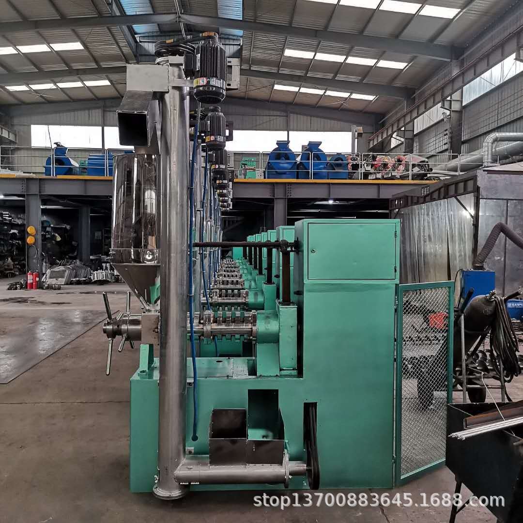 螺旋榨油机商用中型花生菜籽压油机 家用油坊全自动榨油机图3