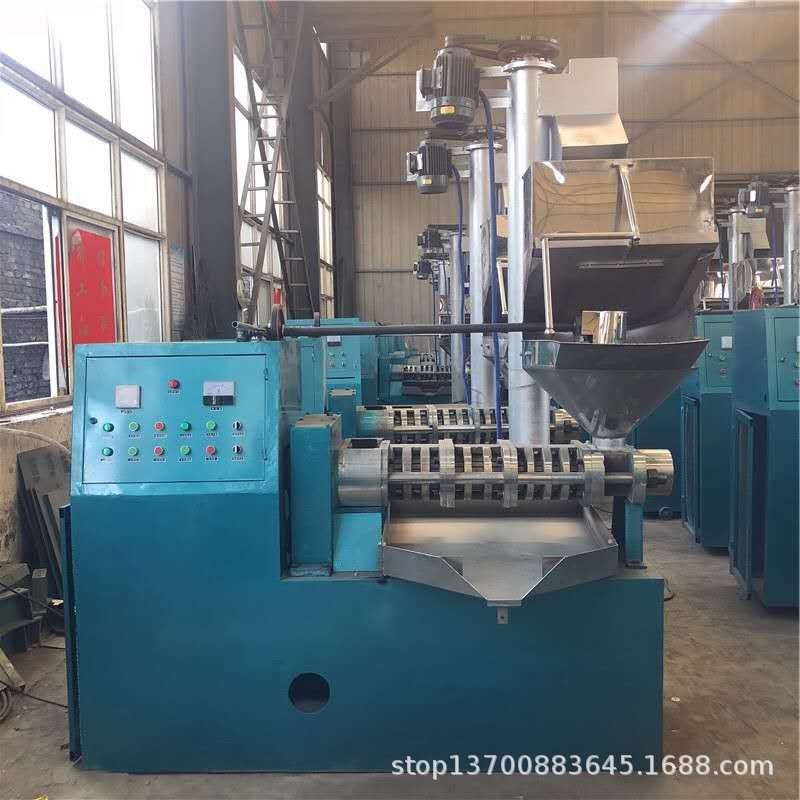 螺旋榨油机商用中型花生菜籽压油机 家用油坊全自动榨油机图4