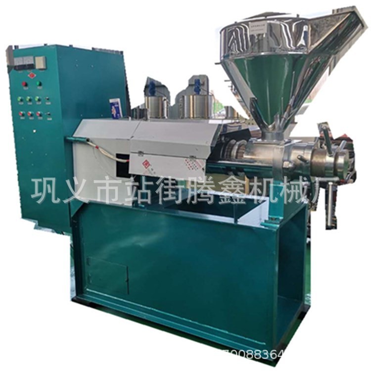 厂家定制款冷热两用螺旋榨油机设备生产线 安徽菜籽大豆榨油机图5