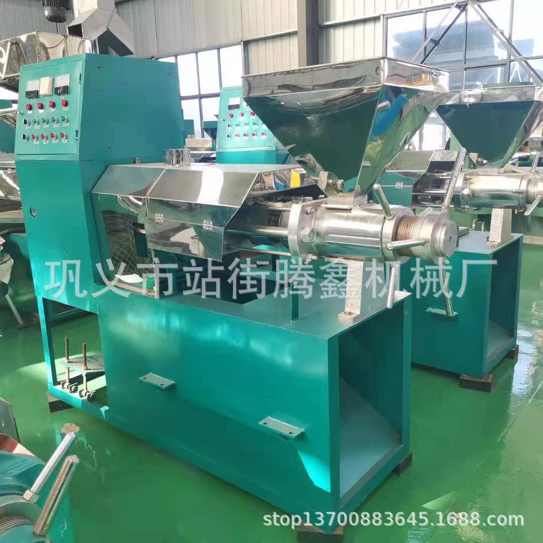 厂家定制款冷热两用螺旋榨油机设备生产线 安徽菜籽大豆榨油机图3