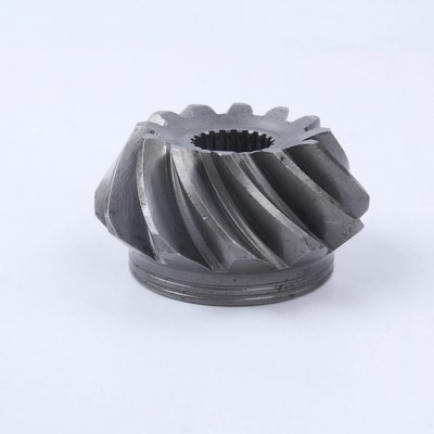 厂家供应机械配件锻造船外机齿轮螺旋配件定制高速前齿中齿后齿