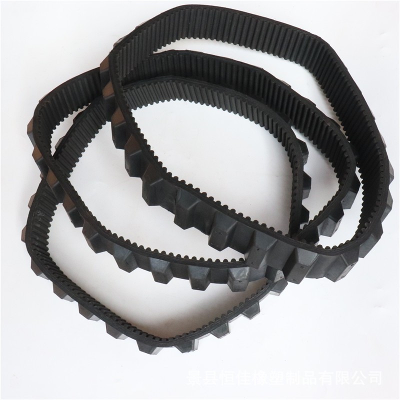 爬楼机同步带加厚履带上下楼梯爬楼车履带橡胶皮带轮图5