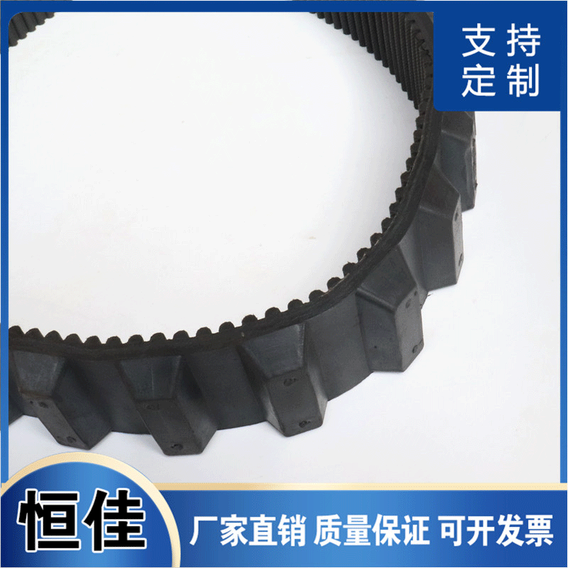 橡胶履带_履带式升降车 履带底式运输车 电动遥控履带底盘爬楼机图4