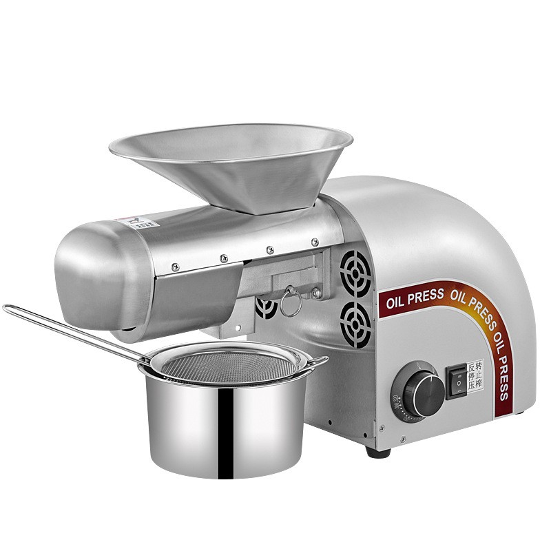核桃全自动家用商用榨油机不锈钢小型榨油机家用榨油机图2