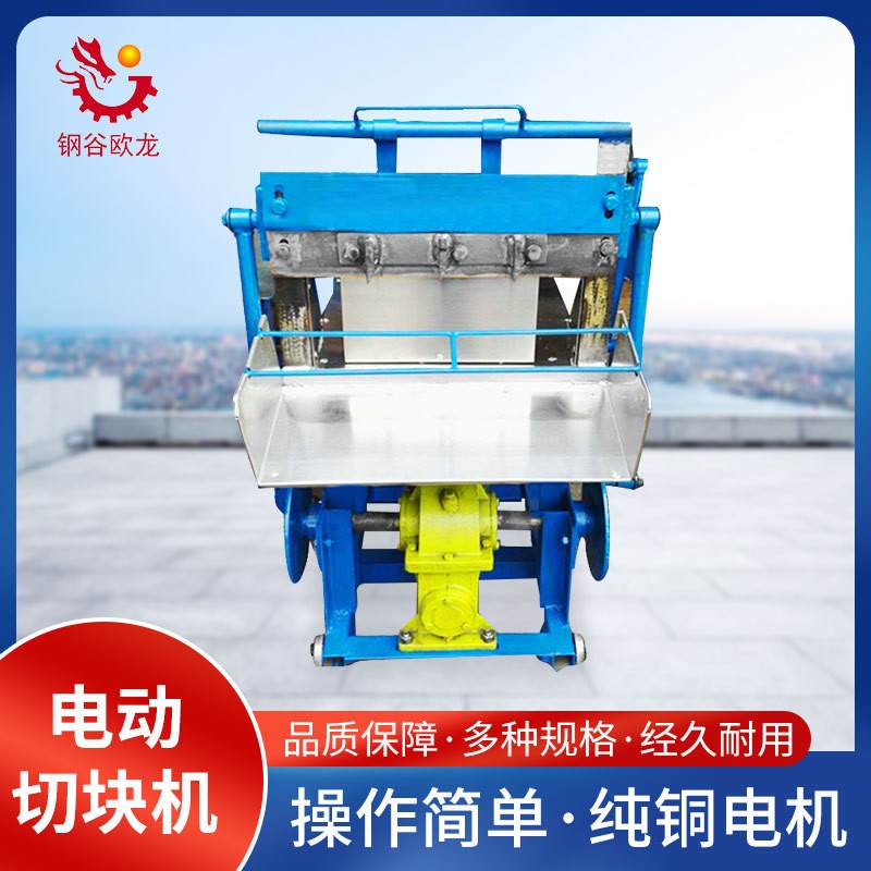 不锈钢电动切块机切割冰冻肥标肉块冰冻鸡鱼水产冻货商用厂家批发图5