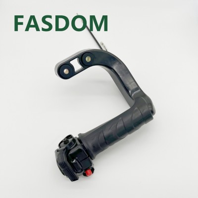 批发园林工具配件手持单刃绿篱机 修剪机启动油门开关手柄手把