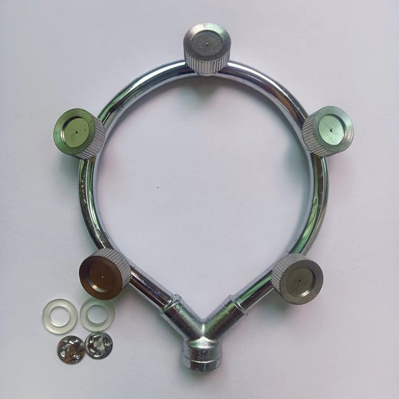 农用环形多孔喷头圆型不锈钢喷头园林打药机高压泵喷雾器微喷雾化图5