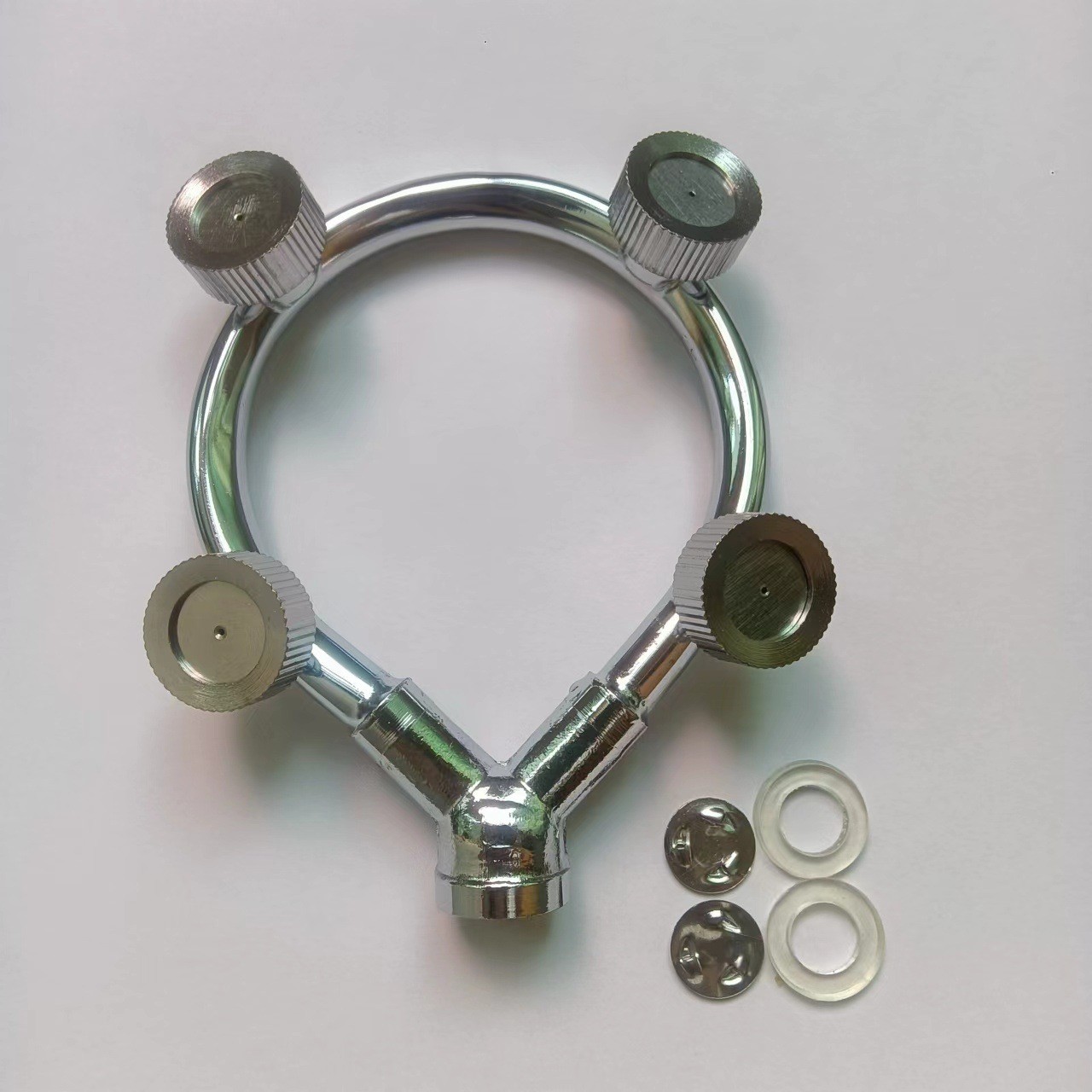 农用环形多孔喷头圆型不锈钢喷头园林打药机高压泵喷雾器微喷雾化图4