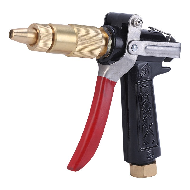 280 380 40 55 58型高压水枪清洗机洗车枪头喷枪加大加重加厚铜头图5