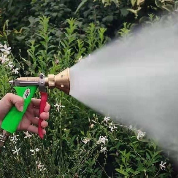 新款农用高压打药雾化喷枪陶瓷喷片可调节板式带罩果树喷雾防风枪图3