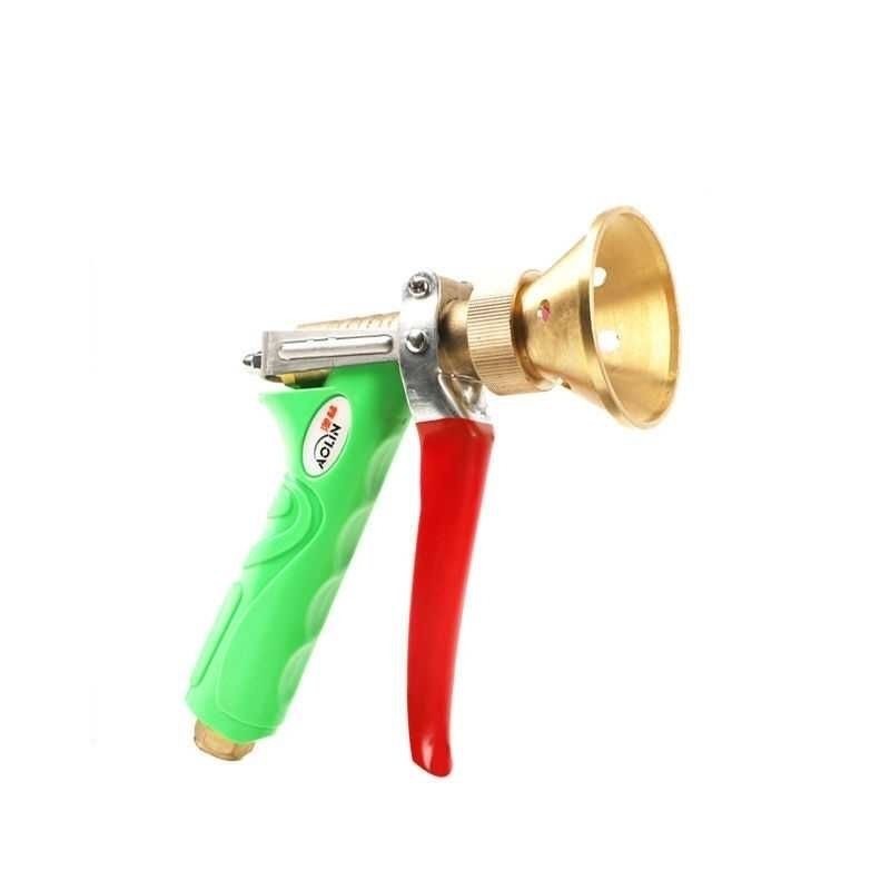 新款农用高压打药雾化喷枪陶瓷喷片可调节板式带罩果树喷雾防风枪图5