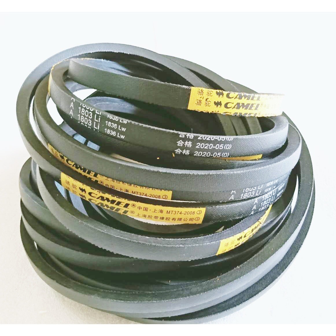 上海骆驼三角带 工业皮带ABCDE型 橡胶传动带厂家批发