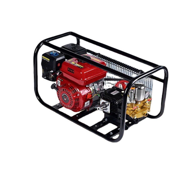 批发农用168F170F小型汽油机打药机26 30柱塞泵喷灌喷雾器