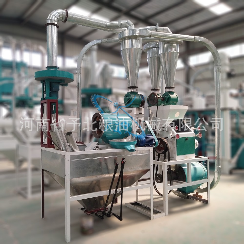 予北全自动上料制粉机 小麦玉米杂粮磨粉设备食品磨粉设备全自动图2