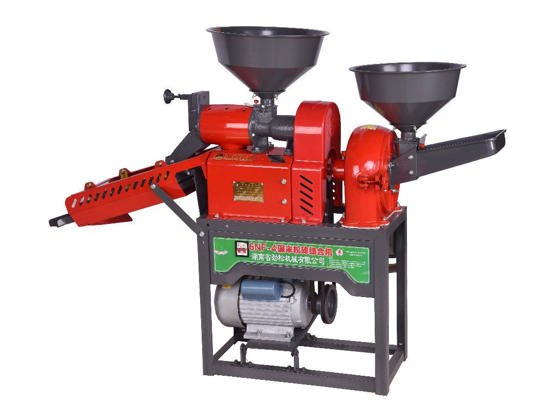 劲松机械《工厂直销》组合碾米机带双层振动筛图1