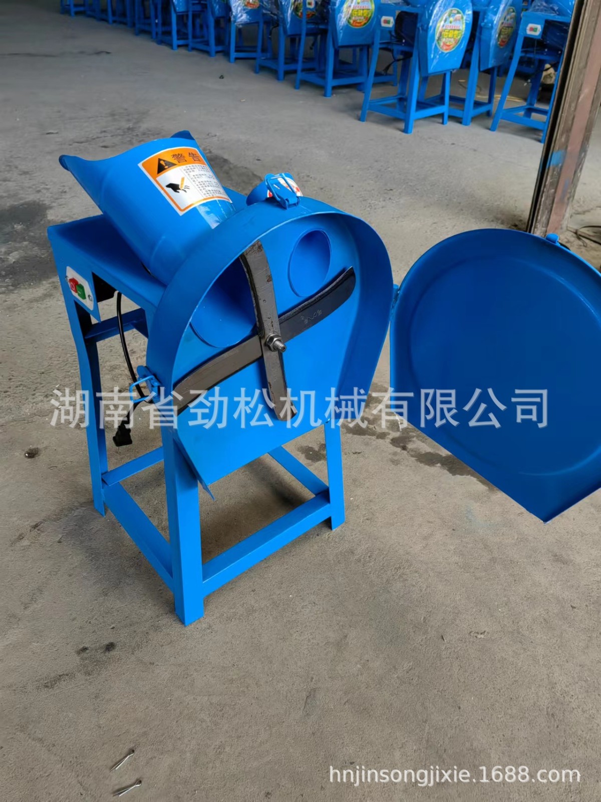 《工厂直供》喂养家禽带开关小型家用简便猪草机切草机图3