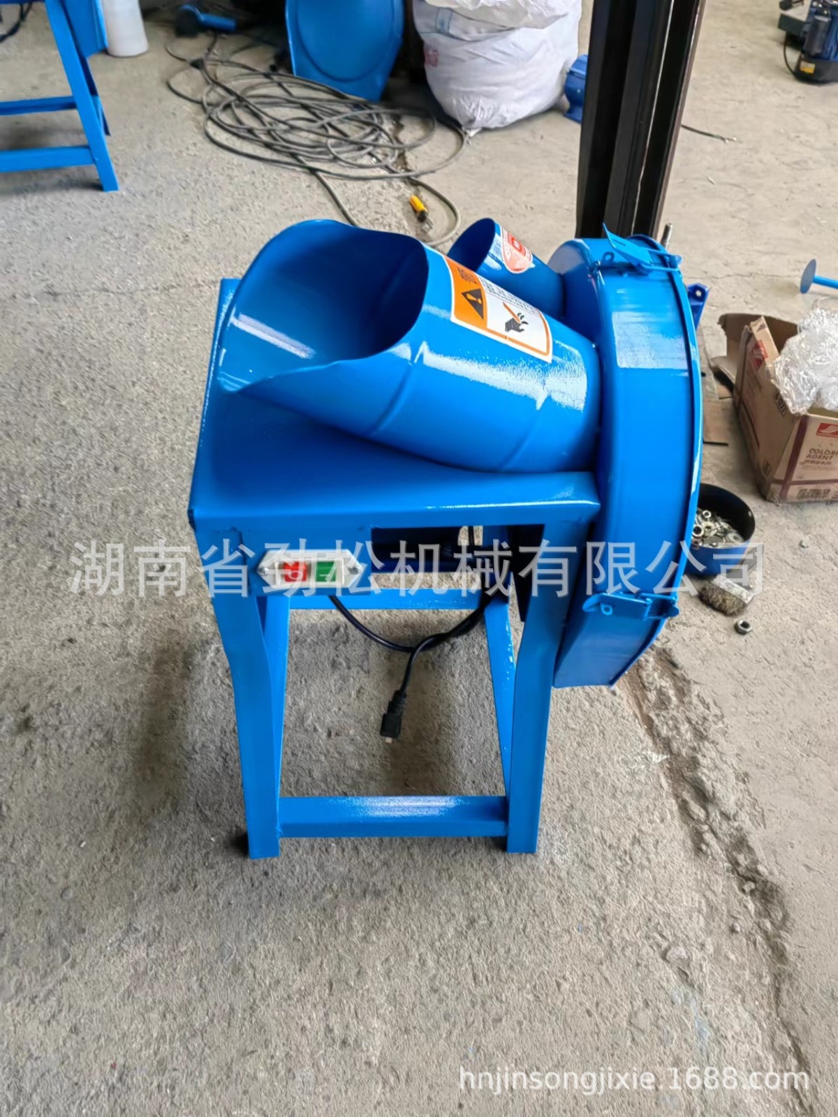 《工厂直供》喂养家禽带开关小型家用简便猪草机切草机图4