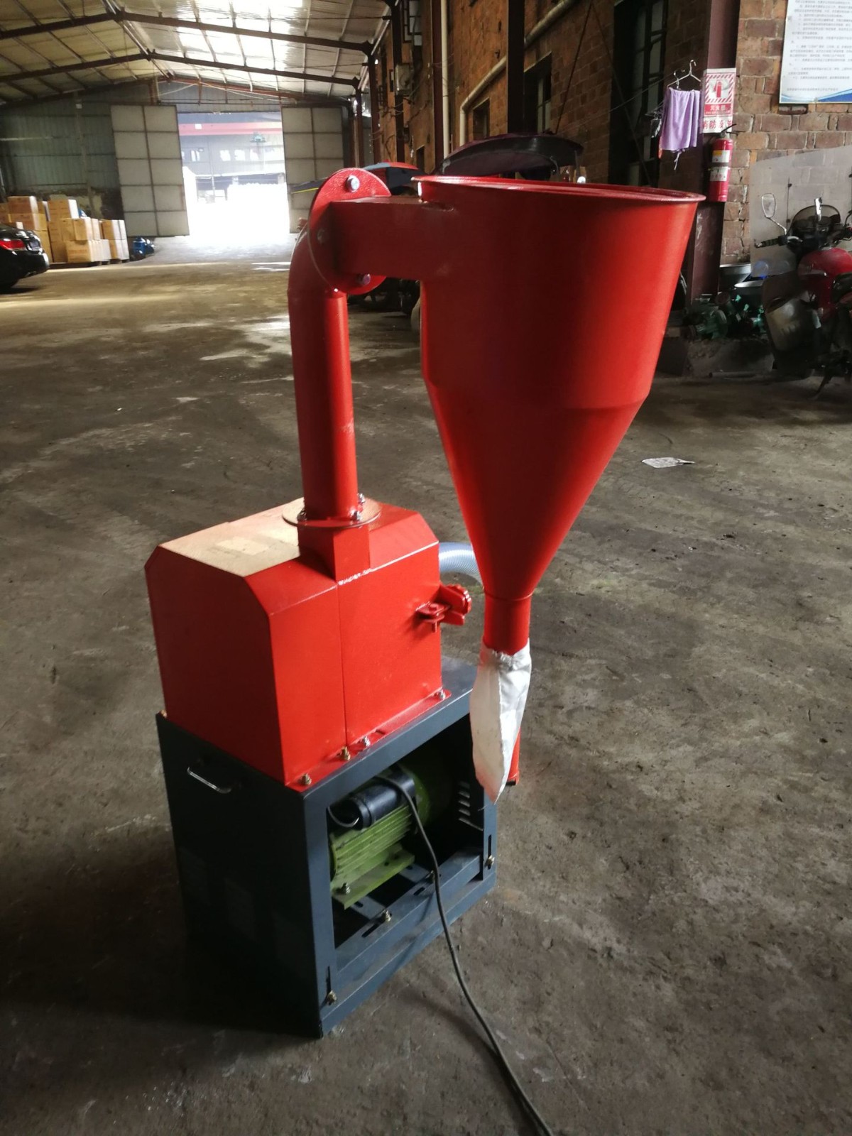自吸式粉碎机玉米粉碎机五谷杂粮磨粉机齿爪饲料粉碎机家用打粉机图3