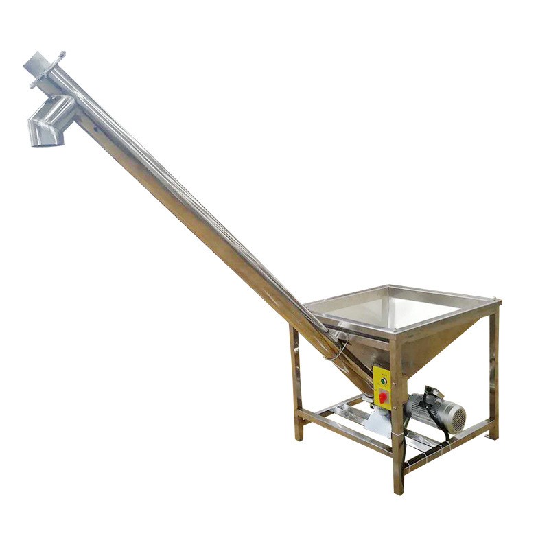 304/201不锈钢绞龙连续式提升机真空面粉塑料粉末上料螺旋输送机图5