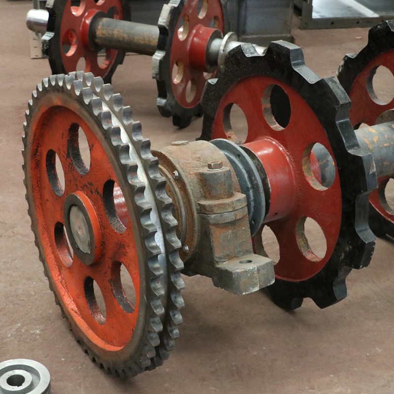 矿用提升机链轮总成铸造厂电厂刮板机用链轮输送机不锈钢链轮总成图3
