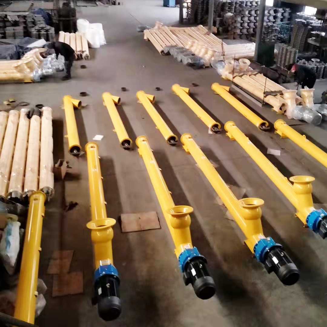 U型无轴污泥螺旋输送机管式绞龙输送设备 水泥料沙子管式输送机图3