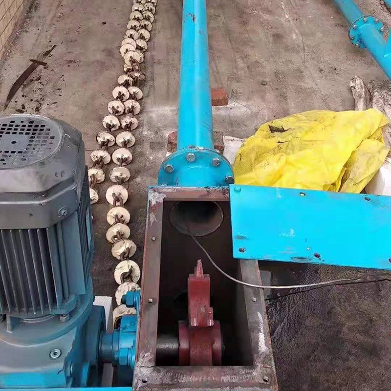 矿用管链输送机水泥砂浆钢铁化工螺旋送料机全自动FU型管链输送机图3