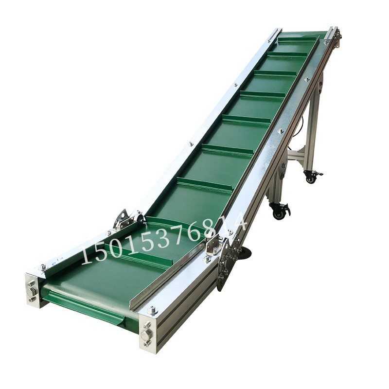 东莞厂家 特价促销输送设备 升降式皮带输送机 档条爬坡机输送线图5