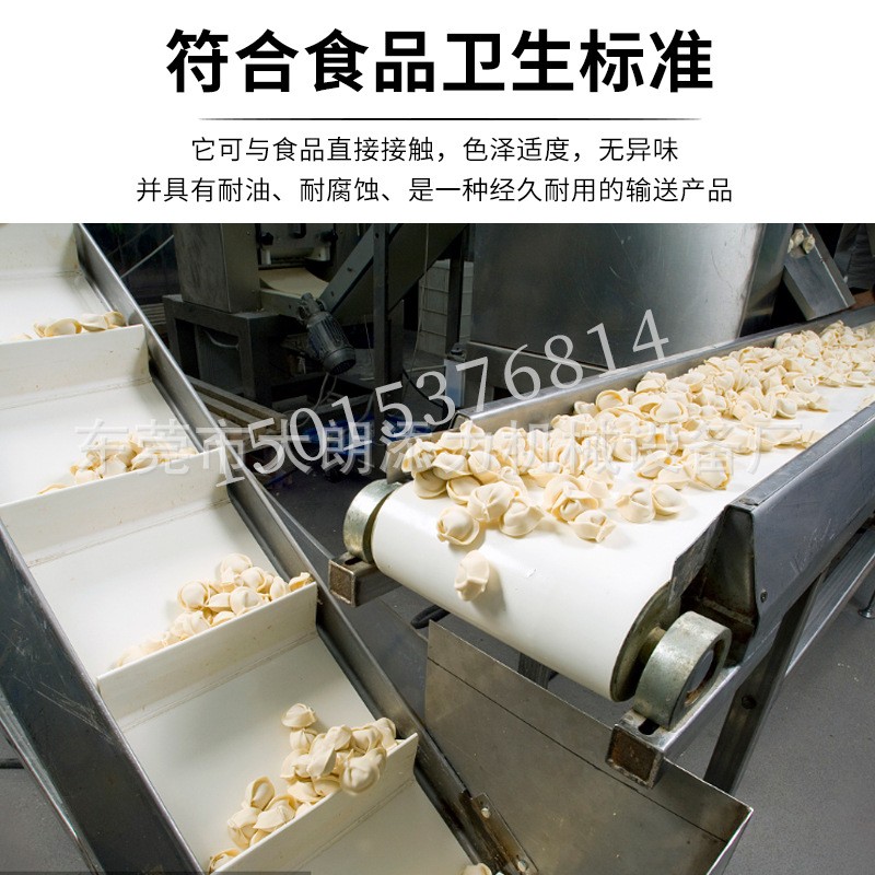 食品输送带不锈钢传送带小型输送机动力滚筒流水线爬坡提升机设备图4