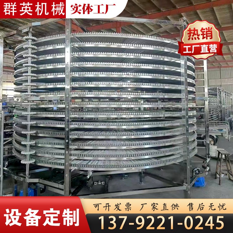 螺旋塔输送机多层网带烘干机一体式设备面包发酵烘焙旋转流水线图2
