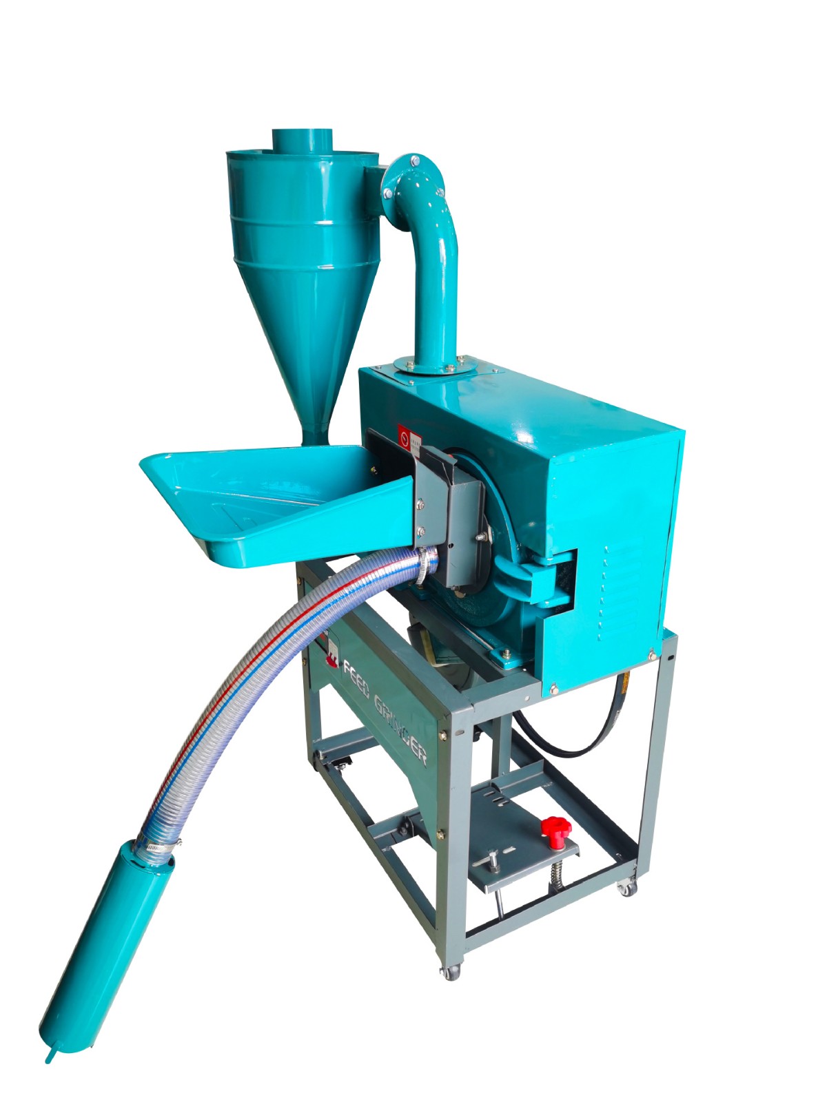 工厂直销合立牌家用饲料粉碎机21型自吸式粉碎机自动上料一机多用图5