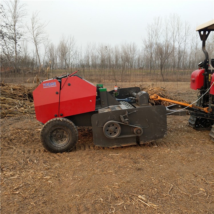 稻草秸秆捡拾圆捆打捆机 小麦玉米秸秆收割粉碎打包机生产厂家图2