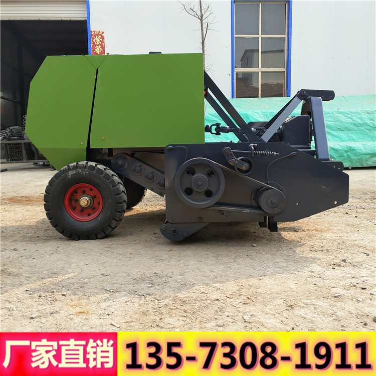 牵引式小麦秸秆捡拾打捆机 稻草 玉米秸秆粉碎打包机 小型圆捆机图3